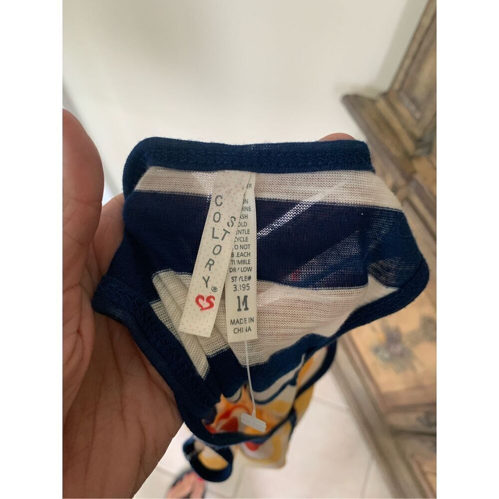 ColStory Razor Back Striped Tank NWOT - Picture 4 of 10